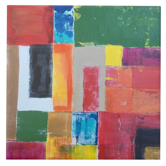 Distrikt 24 6 x 6 Keramiken Tile Fliese (Vorderseite)