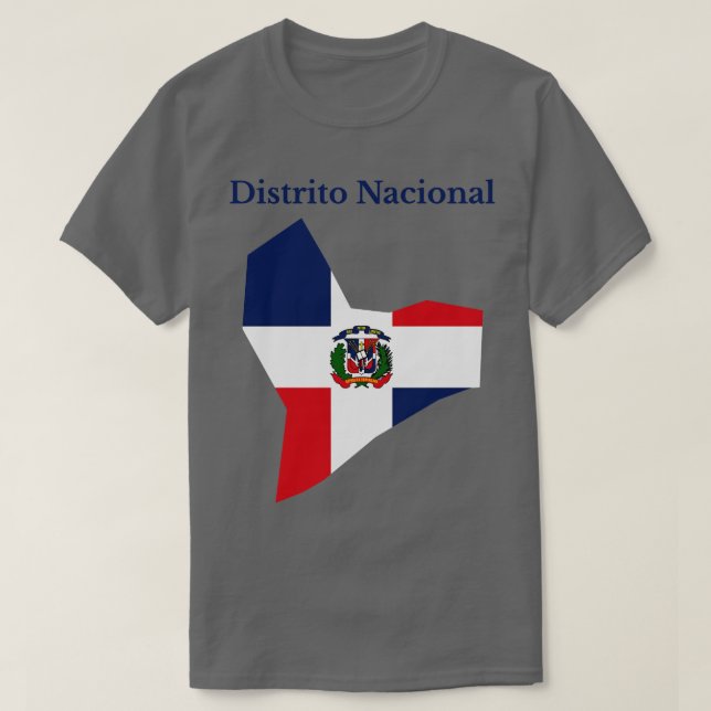 Distrito Nacional Province Dominikanische Republik T-Shirt (Design vorne)