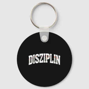 Disziplin Blumen Boho Design Motivation Srt Schlüsselanhänger