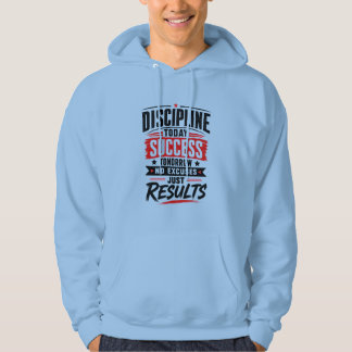 Disziplin heute, Erfolg morgen Typografie T-Shirt Hoodie