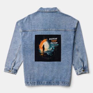 Disziplin heute, Freiheit morgen Jeansjacke