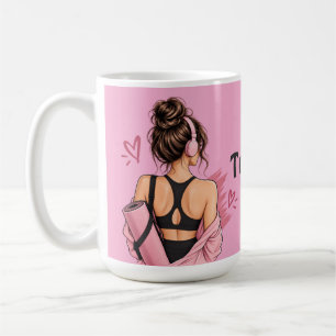 Disziplin Heute Freiheit Morgen Wanduhr Kaffeetasse