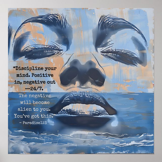 Disziplin in deinem Geist Poster (Vorne)