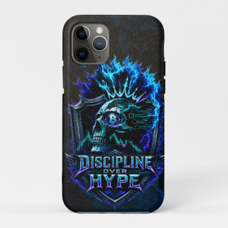 Disziplin statt Hype Blue Grunge Bitcoin  Case-Mate iPhone Hülle