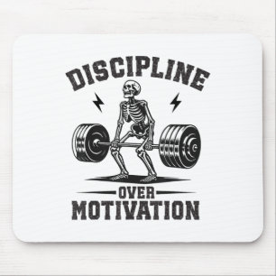 Disziplin statt Motivation Fitness Motivations Tra Mousepad
