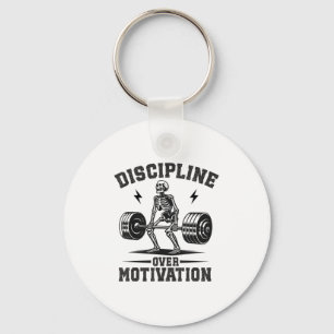 Disziplin statt Motivation Fitness Motivations Tra Schlüsselanhänger