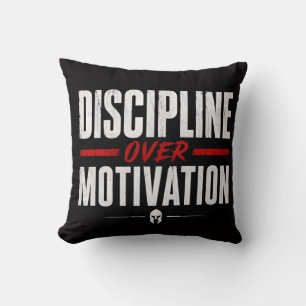Disziplin statt Motivation Kissen