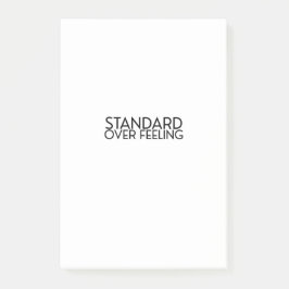Disziplin statt Motivation Minimalist  Post-it Klebezettel