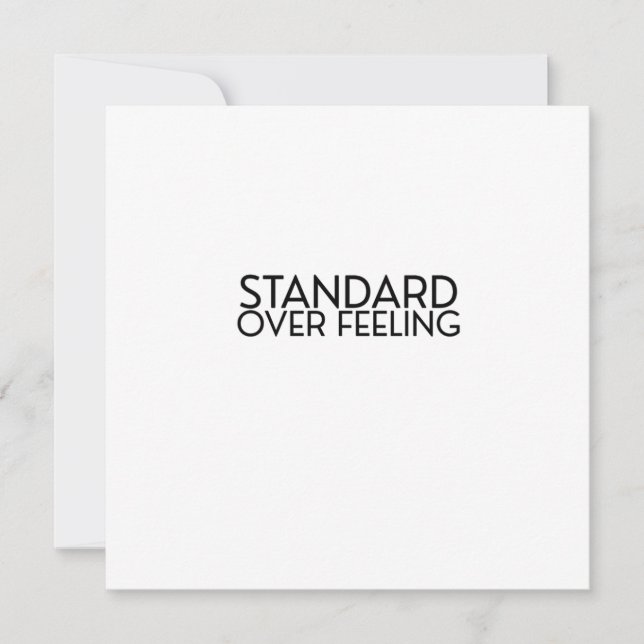 Disziplin statt Motivation Minimalistische Magnett Einladung (Vorderseite)