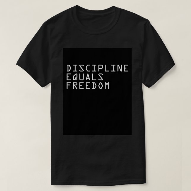 DISZIPLINE GLEICHZEITIG FREEDOM 2 Art Board Printw T-Shirt (Design vorne)