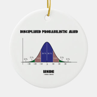 Disziplinierte probabilistische Geisteshaltung inn Keramik Ornament