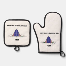 Disziplinierte probabilistische Geisteshaltung inn Ofenhandschuh & Topflappen-Set