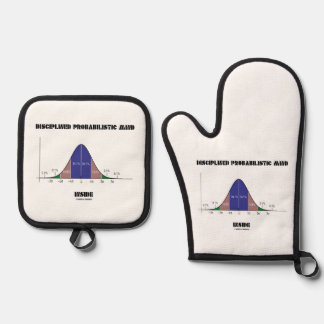 Disziplinierte probabilistische Geisteshaltung inn Ofenhandschuh & Topflappen-Set