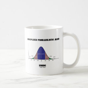 Disziplinierter wahrscheinlichkeitstheoretischer G Kaffeetasse