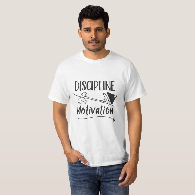 Disziplinübermotivation T-Shirt (Vorne ganz)