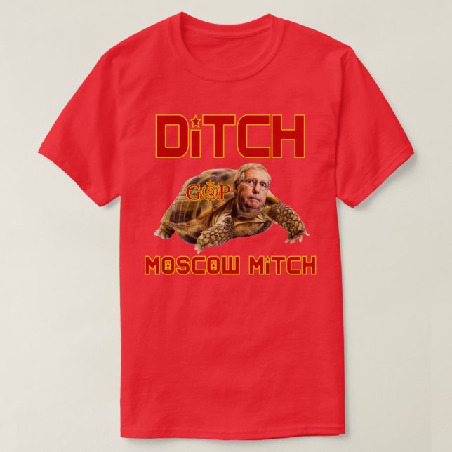 Ditch Moscow Mitch T-Shirt (Design vorne)