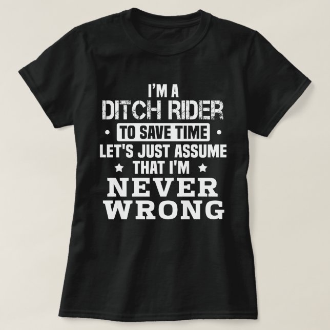 Ditch Rider T-Shirt (Design vorne)