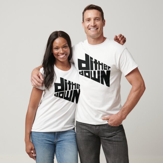 Dither Down T - Shirt (Unisex)
