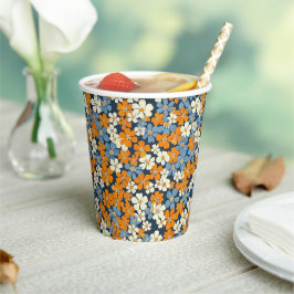 Ditsy Blume Pattern Pappbecher