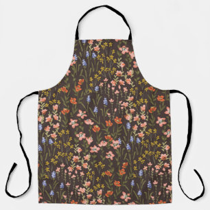 Ditsy-Blume: Vintages Mille-Fleur-Muster Schürze