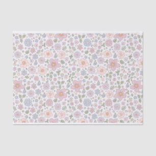 Ditsy-Blumen-Seidenpapier – Elegante Geschenkverpa Seidenpapier