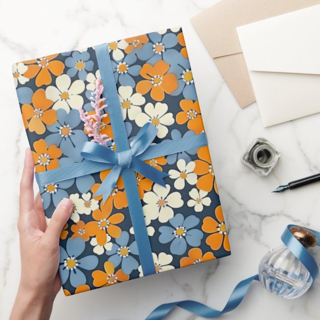 Ditsy-Blumenmuster  Geschenkpapier (Schenken)