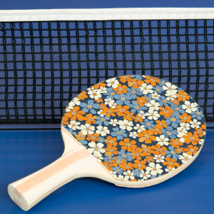 Ditsy-Blumenmuster Tischtennis Schläger