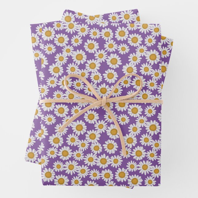 Ditsy daisy Blume Geschenkpapier Set (Beispiel)