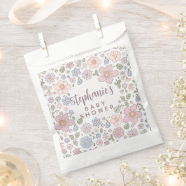 Ditsy Floral Baby Dusche Gastgeschenk Papiertasche Geschenktütchen