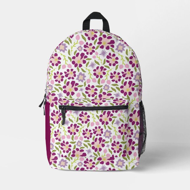 Ditsy floral bedruckter rucksack (Vorderseite)