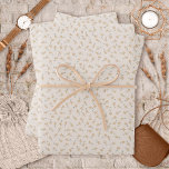 Ditsy Floral - Erdton rustikal auf weißem Zement Geschenkpapier Set<br><div class="desc">Ditsy floral in verschiedenen Tönen rustikale Erdtonschatten auf einem weißen Zement Hintergrund. Weitere Farbwege sind verfügbar.</div>