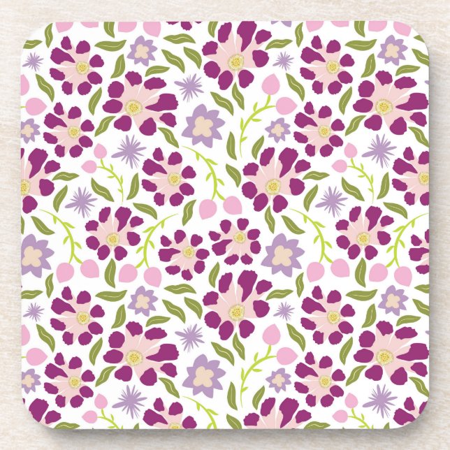 Ditsy floral getränkeuntersetzer (Vorderseite)