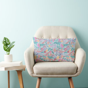 Ditsy Floral - Pastell Blume Muster Lendenkissen