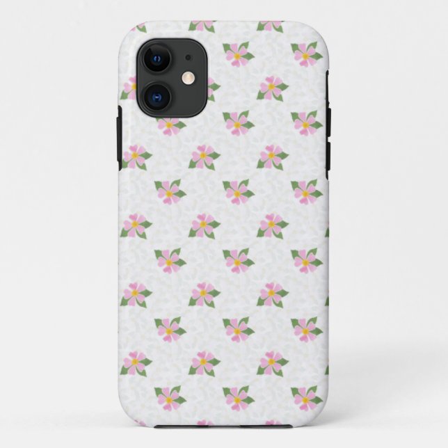 Ditsy Hund Rose Polka Style iPhone 5/5s Xtreme Fal Case-Mate iPhone Hülle (Rückseite)