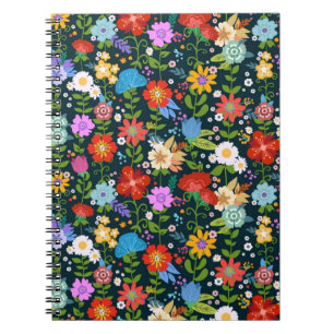 Ditsy-nahtlose Blume Muster-13554 Notizblock