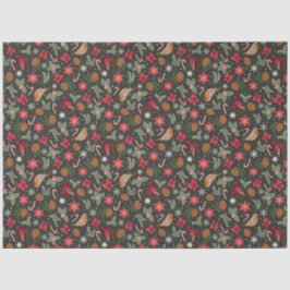 Ditsy Natural Christmas Seidenpapier