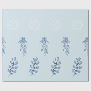Ditsy-Schneeflocken-Muster Hintergrundtexturen Geschenkpapier
