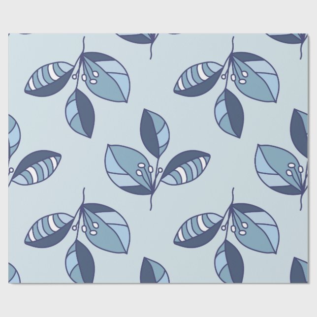 Ditsy-Schneeflocken-Musterhintergründe Texturen Geschenkpapier (Flach)