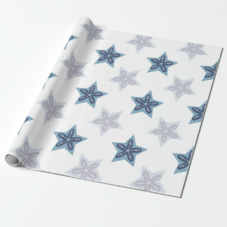 Ditsy Snowflake pattern backgrounds textures Geschenkpapier