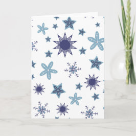 Ditsy Snowflake pattern backgrounds textures Karte