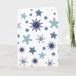 Ditsy Snowflake pattern backgrounds textures Karte