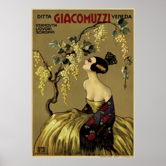 Ditta Giacomuzzi Venedig Poster (Vorne)