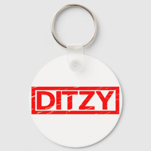Ditzy Briefmarke Schlüsselanhänger