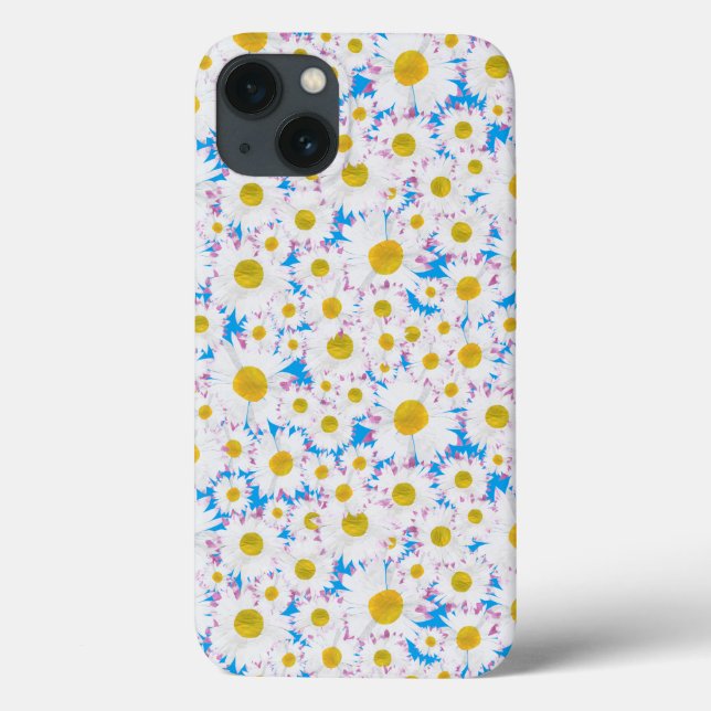 Ditzy Daisies auf Blue Custom iPhone 6 Xtreme Fall Case-Mate iPhone Hülle (Rückseite)