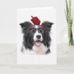 Ditzy Dogs~Original, das Card~Border Collien grüßt Feiertagskarte<br><div class="desc">Ditzy Dogs~Original grüßenCard~Border Collie~Hanukkah</div>