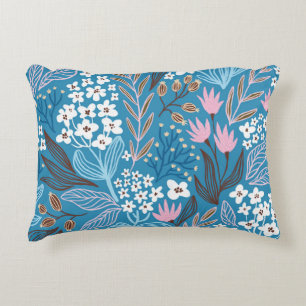 Ditzy Floral: Vintages Federdesign. Dekokissen