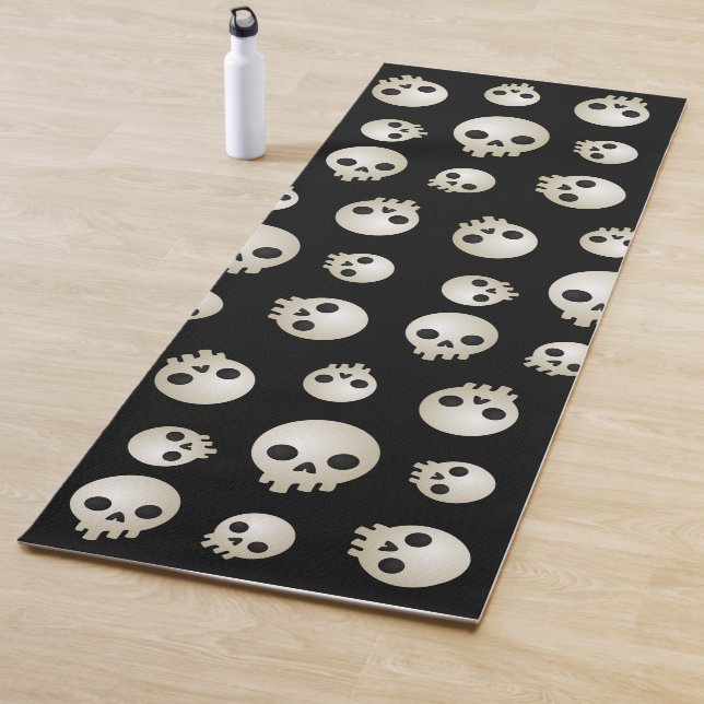 Ditzy Skulls Yoga Mat Yogamatte (Beispiel)