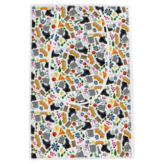 Ditzy Whimsical Wandermuster | Folkkunst im Freien Mittlere Geschenktüte