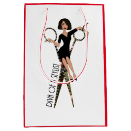 "Diva a Stylist" Mittlere Geschenktasche Geschenktüte