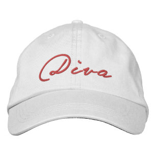 DIVA BESTICKTE BASEBALLKAPPE